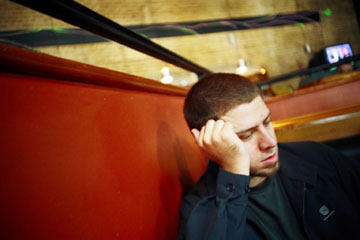 Resting my head at the Bitter End