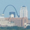 St. Louis skyline from our hotel.