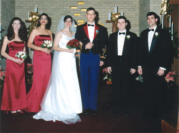 Photo of wedding party