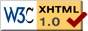 XHTML 1.0 Strict Compliance